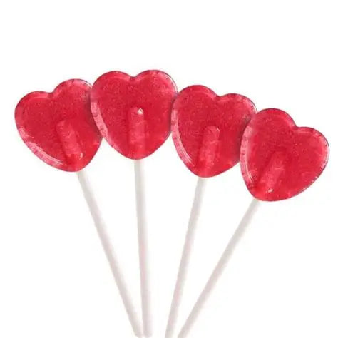 Sucette coeur Cerise ( à l'unité)